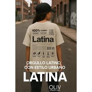 Latina Element T-shirt – Pride and Power with Urban Style